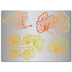 Лист Трафареты для резки металла из нержавеющей стали, для diy scrapbooking / фотоальбом, декоративное тиснение, матовый цвет нержавеющей стали, лист, 190x140 мм