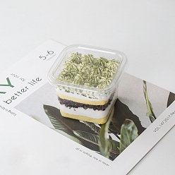 Clear Plastic Cake Box, Bakery Cake Box Container, Clear, 70x70x75mm