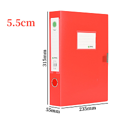 Красный Пвх а4 хранение архивы ящики, пластиковые ящики для файлов, прямоугольные, красные, 315x235x55 мм