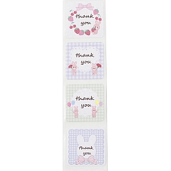 Letter Уплотнительная этикетка, наклейки со словом спасибо, буквы, 25мм 500шт./рулон