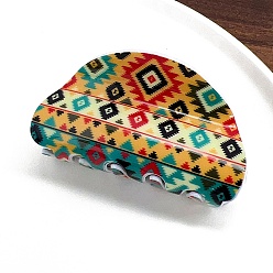 Мокасин Акриловые коготь заколки, аксессуары для волос для женщин и девочек, арка, мокасин, 45x80 мм