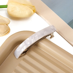 Морско-зеленый Ацетатные заколки для волос из целлюлозы с пружинным зажимом, аксессуары для волос для женщин и девочек, цвета морской волны, 10x80 мм