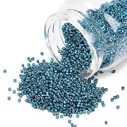 (DB2515)Duracoat Galvanized Poseidon Blue Бусины miyuki delica, цилиндр, японский бисер, 11/0, (db2515)duracoat оцинкованный посейдон синий, 1.3x1.6 мм, отверстие : 0.8 мм, Около 2000 шт / 10 г