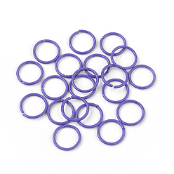 Mixed Color Iron Jump Rings, Open Jump Rings, Mixed Color, 18 Gauge, 10x1mm, Inner Diameter: 8mm