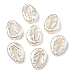Shell Shape Абс имитация жемчужные бусины, формы раковины, 17x13x5 мм, отверстие : 2 мм
