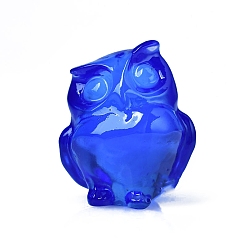 Опал Резные опалитовые украшения в форме совы, для домашнего офисного стола, 35 мм