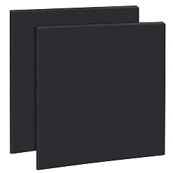 Черный ПВХ пенопласт, полиэтиленовый картон, для песочного стола, презентации, художественные проекты, квадратный, чёрные, 300x300x5 мм