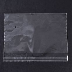 Прозрачный Прямоугольник ОПП целлофановые мешки, самозапечатывающиеся пакеты, прозрачные, 17x22x0.01 см, Внутренний размер: 14x22 см