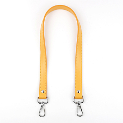 Золотистый Ремни сумки из искусственной кожи, с металлической поворотной застежкой, для аксессуаров для замены сумок, золотые, 62x1.8 см