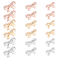 (52) Непрозрачная лаванда 18 наборы 9 стильные пряжки для сумок из цинкового сплава, застежки для украшения сумки, с шайбой, бантом, разноцветные, 18~27x29.5~45x5.5~7 мм, штифты : 3~3.5 мм, 2 наборы / стиль