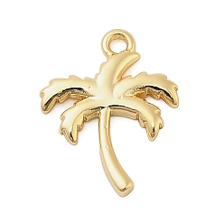 Золотой Латунные подвески, Дерево прелести, золотые, 16x12.5x2 мм, отверстие : 1.5 мм