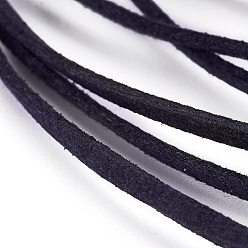 Null Flachkabel Fauxveloursleder, Kunstwildleder Spitze, null, 2.5x1.5 mm, ca. 5.46 Yards (5 m)/Strang