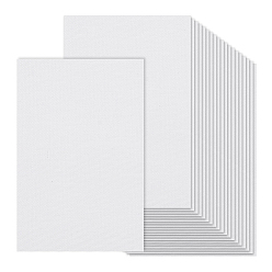 Белый Холст для живописи из хлопка, прямоугольные, белые, 400x300x0.4 мм