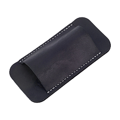 Черный 1 Ножны для военного ножа из коровьей кожи, прямоугольные, чёрные, 118x57x20.5 мм