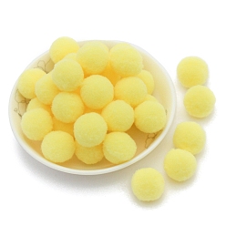 Шампанско-Желтый Полиэстеровый мяч, аксессуары для костюма, аксессуары, круглые, шампанское желтый, 30 мм, 20 шт / пакет