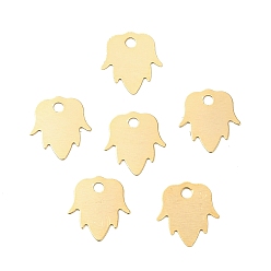 Hamsa Hand Латунь прелести, без кадмия и без свинца, хамса рука, 7.5x7x0.2 мм, отверстие : 1 мм