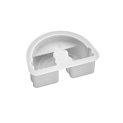Rainbow Food Grade DIY Display Silicone Molds, Resin Casting Molds, Rainbow, 68x49x21mm