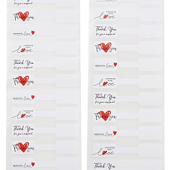 White Writable Thank You Paper Hang Tags, Jewelry Display Paper Price Tags, with Adhesive Stickers, White, 6.7cm