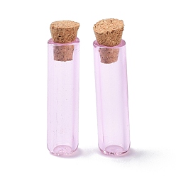 Сливовый Пробка стеклянная пробка бутылки орнамент, стеклянные пустые бутылки желаний, флаконы своими руками для подвесных украшений, слива, 0.8x3.5 см