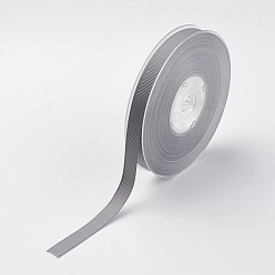 Серый Полиэстер Grosgrain ленты, серые, 3/8 дюйм (9 мм), около 100 ярдов / рулон (91.44 м / рулон)