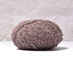 Индийский Красный Пряжа из шерсти и полиэстера, для ткачества, вязание крючком, Индийская красная, 0.5 мм, 200м/моток