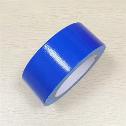 Blue Polyethylene & Gauze Adhesive Tapes for Fixing Carpet, Bookbinding Repair Cloth Tape, Flat, Blue, 2.4cm, 50m/roll