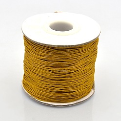 Темно-Золотистый Импортировано нейлоновая нить, темные золотарник, 0.8 мм, Около 120 ярдов / рулон