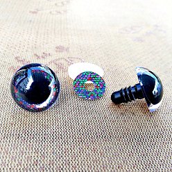 Разноцветный Глаза куклы из АБС-пластика, для изготовления кукол, красочный, 16 мм