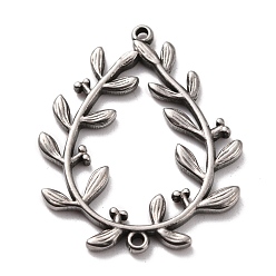 Нержавеющая Сталь Цвет Не тускнеют 304 соединители из нержавеющей стали, филиал, цвет нержавеющей стали, 28.5x23x2 мм, отверстие : 1.2 мм