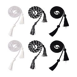 Mixed Color 6Pcs 3 Style Polyester Tassel Big Pendant Decorations, for Graduation Ceremony, Mixed Color, 2pcs/style