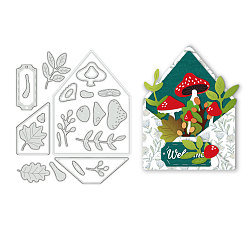 Лист Конверт из углеродистой стали, штампы для резки, трафареты, для diy scrapbooking, Фотоальбом, декоративная бумага для тиснения, цвет нержавеющей стали, лист, 149x128x0.8 мм