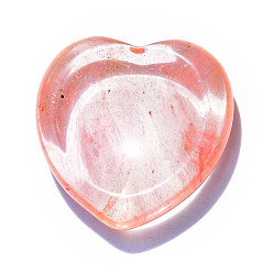 Вишневый Кварц Камень беспокойства из вишневого кварцевого стекла для балансировки Рейки, украшения для домашнего экрана, 30x8 мм