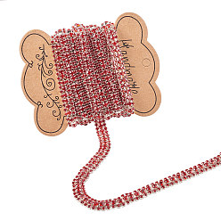 Светло-сиамский Наборы инструментов для поделок, латунные стразы и стразовые цепочки, разноцветные, 100~110x75~80x1 мм