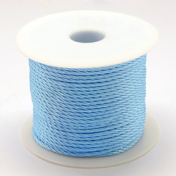 Васильковый Плетеной нейлоновой нити, васильковый, 2 мм, около 54.68 ярдов (50 м) / рулон