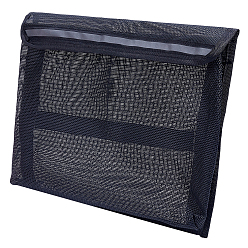 Черный Тканевые сетчатые мешки для хранения лодок, прямоугольные, чёрные, 345x340x38 мм