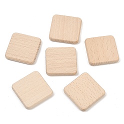 Мокасин Деревянные листы, квадратный, мокасин, 40x40x7 мм