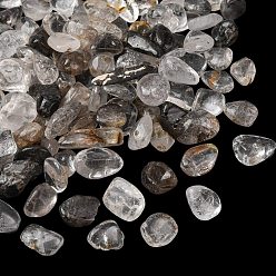 Herkimer Diamond Натуральные херкимерские алмазные бусины, самородки, нет отверстий / незавершенного, 8~27.5x9~12x2~10 мм