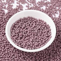 (RR4487) Дуракоат Окрашенная Непрозрачная Гортензия Миюки круглые бусины рокайль, японский бисер, (rr 4487) непрозрачная гортензия, 8/0, 3 мм, отверстие : 1 мм, Около 2111~2277 шт / 50 г