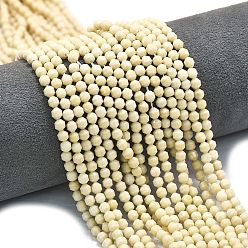 Ископаемое Природных ископаемых нитей бисера, энергетическая призматическая огранка с двойными концами бусины, граненые двухконусные, 4x4.5 мм, отверстие : 0.4 мм, около 83 шт / нитка, 14.96 дюйм (38 см)