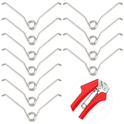 Нержавеющая Сталь Цвет 24пружина кручения из высокоуглеродистой стали, Крошечная торсионная пружина для обслуживания инструментов столярные работы своими руками, цвет нержавеющей стали, 81~84x48~50x7 мм, отверстие : 8 мм, калибр провода: 2 мм