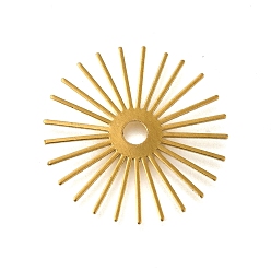 Золотой Латунные подвески, солнце, золотые, 30x0.7 мм, отверстие : 4 мм