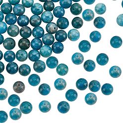 Апатит Природного апатита нитей бисера, круглые, 6.5 мм, отверстие : 1 мм, около 62 шт / нитка, 15.7 дюйм
