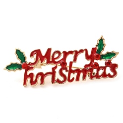 Другие Эмалированные булавки на рождественскую тематику, броши из золотистого сплава со стразами для одежды-рюкзака, 20x53 мм