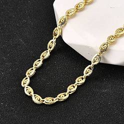 Настоящее золото 18K Ожерелья из латунных цепочек с глазом, без свинца и без кадмия, долговечный, стойки покрытие, реальный 18 k позолоченный, 17.80 дюйм (45.2 см)