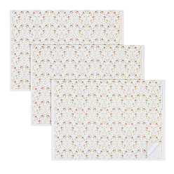 Серо-розавый Обои для гостиной и спальни с мини-кукольным домиком, лист декоративных наклеек для кукольного домика, увядшая роза, 480x360x0.2 мм