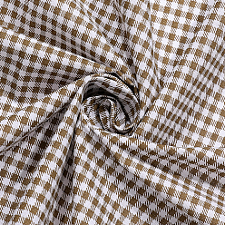 Camel Tartan Cotton Fiber Fabric, Clothing Accessories, Camel, 1580x0.1mm
