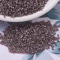 (DB0912) Sparkling Cinnamon Lined Topaz MIYUKI Delica Beads, Cylinder, Japanese Seed Beads, 11/0, (DB0912) Sparkling Cinnamon Lined Topaz, 1.3x1.6mm, Hole: 0.8mm, about 2000pcs/bottle, 10g/bottle