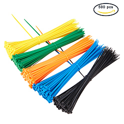 (52) Непрозрачная лаванда Пластиковые кабельные стяжки, завязки, молнии, разноцветные, 20 см