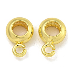 Настоящее золото 18K Поручни из латунной трубы с покрытием стойки, долговечный, без кадмия и без свинца, реальный 18 k позолоченный, 12x8x4 мм, отверстие : 1.8 мм, внутренний диаметр: 4.5 мм