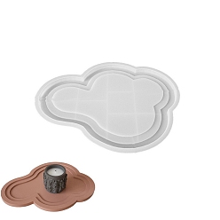 Белый Силиконовые формы для тарелок для ювелирных изделий своими руками, формы для литья смолы, белые, 240x187x11 мм